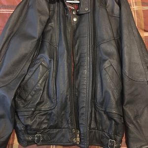 Men’s gentle used leather jacket